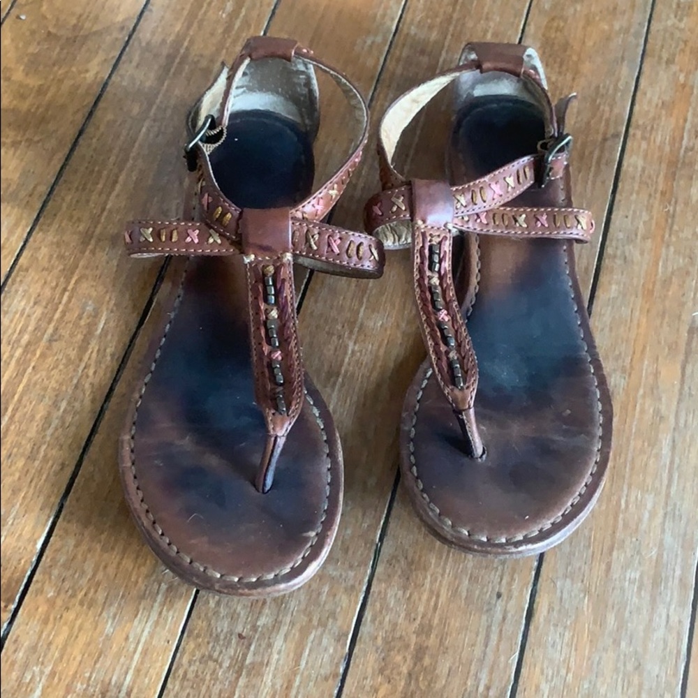 Frye Leather Thong Sandals